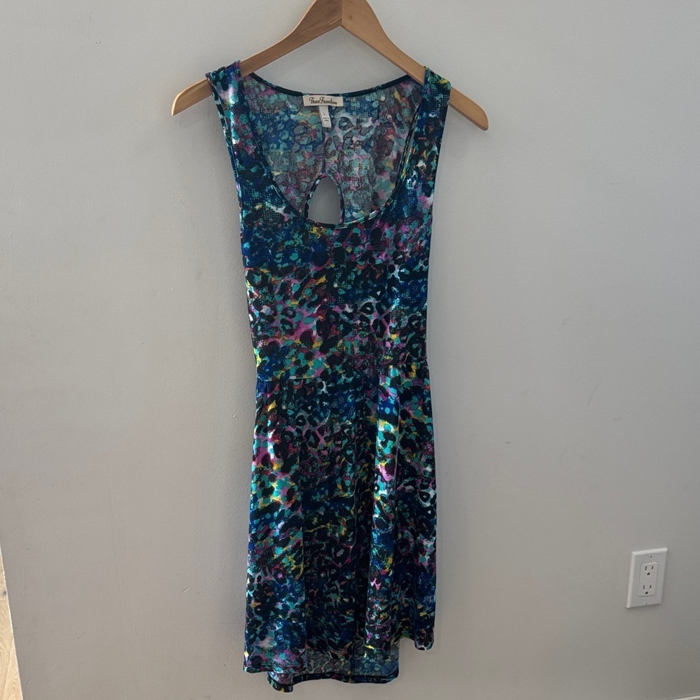 True Freedom Colorful Patterned Mini Dress